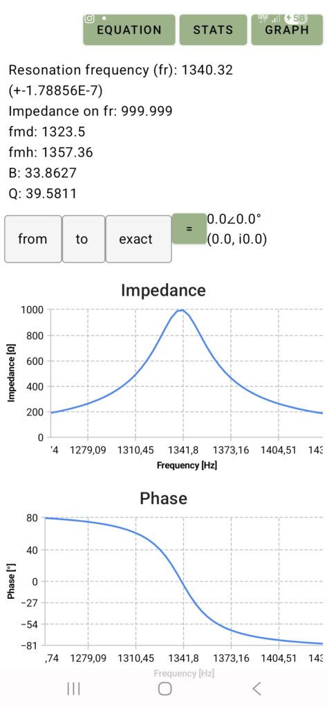 EasyRLC paraler circuit graph